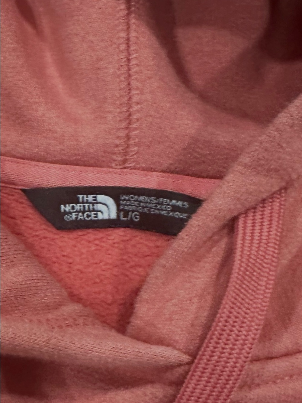 The North Face woman’s Coral Hooded Sweatshirt embroidered logo Size Large - Picture 5 of 8